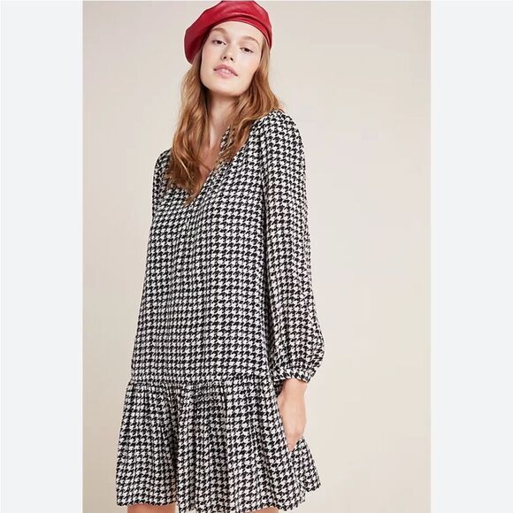 Maeve Sterling Houndstooth Tunic - Picture 1 of 9
